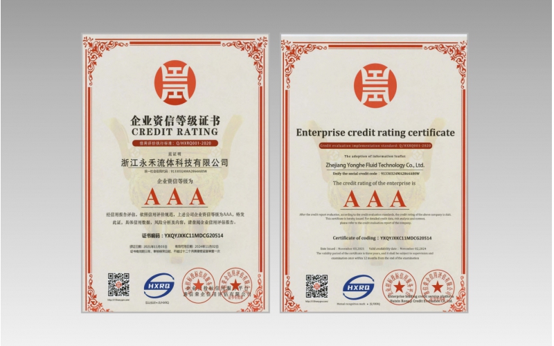 企业资信等级证书